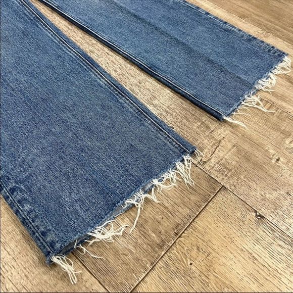 🎉Host Pick 2 times 🎉NWOT Reformation Fawcett Jeans Celtic Raw hem button fly - Picture 8 of 16